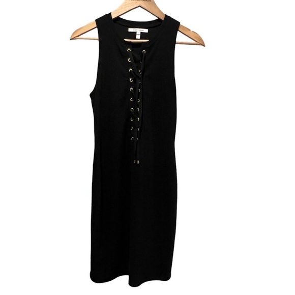 Gray Sleeveless Halter Bodycon Mini Dress - Picture 2 of 5